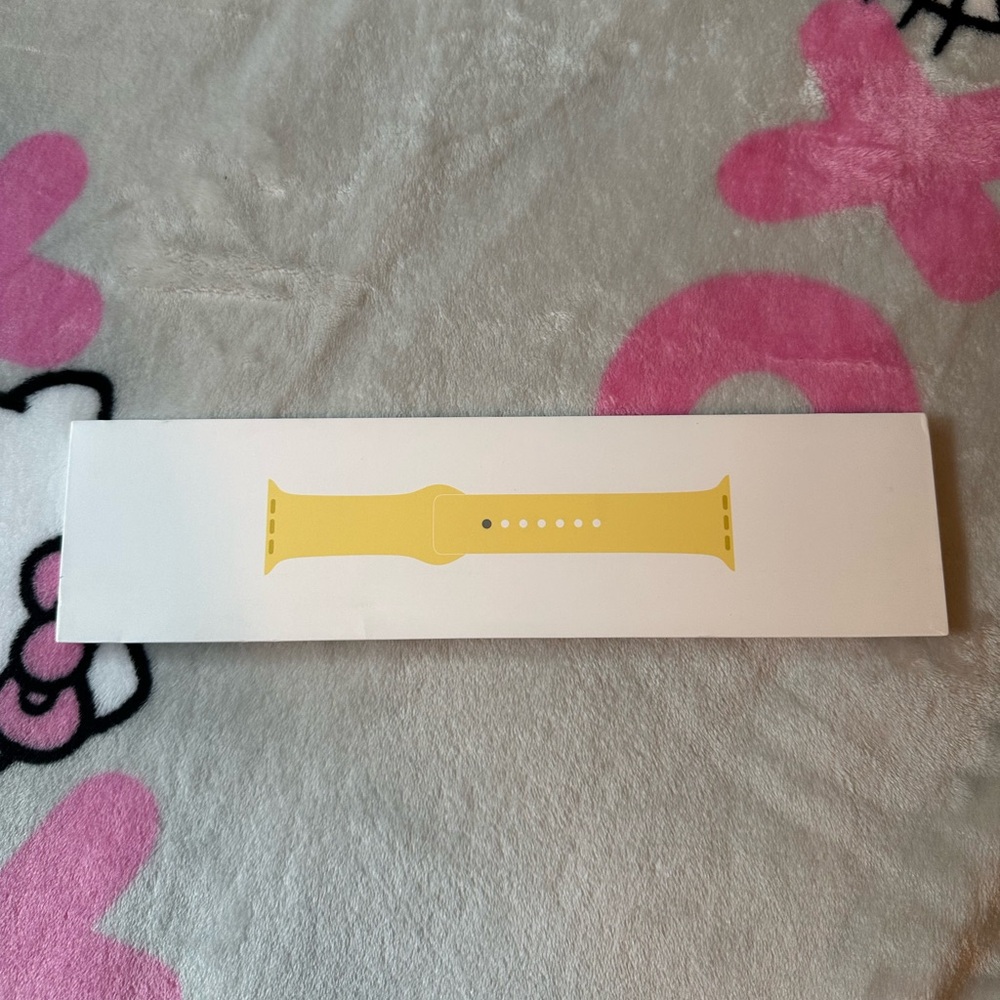 Apple Sport Band Stainless Steel Pin in Ginger (Bright yellow colour) 40 mm